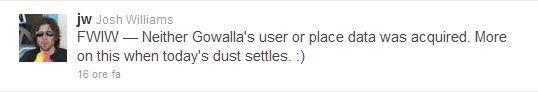 Josh Williams (jw) su Twitter