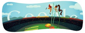 Google doodle - Londra 2012 Salto con l'Asta