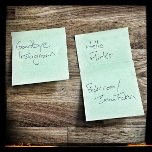 Utenti che abbandonano Instagram per Flickr