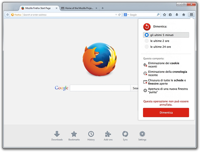 tasto-Dimentica-firefox
