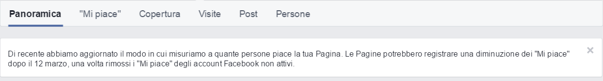 facebook pagine 12 marzo