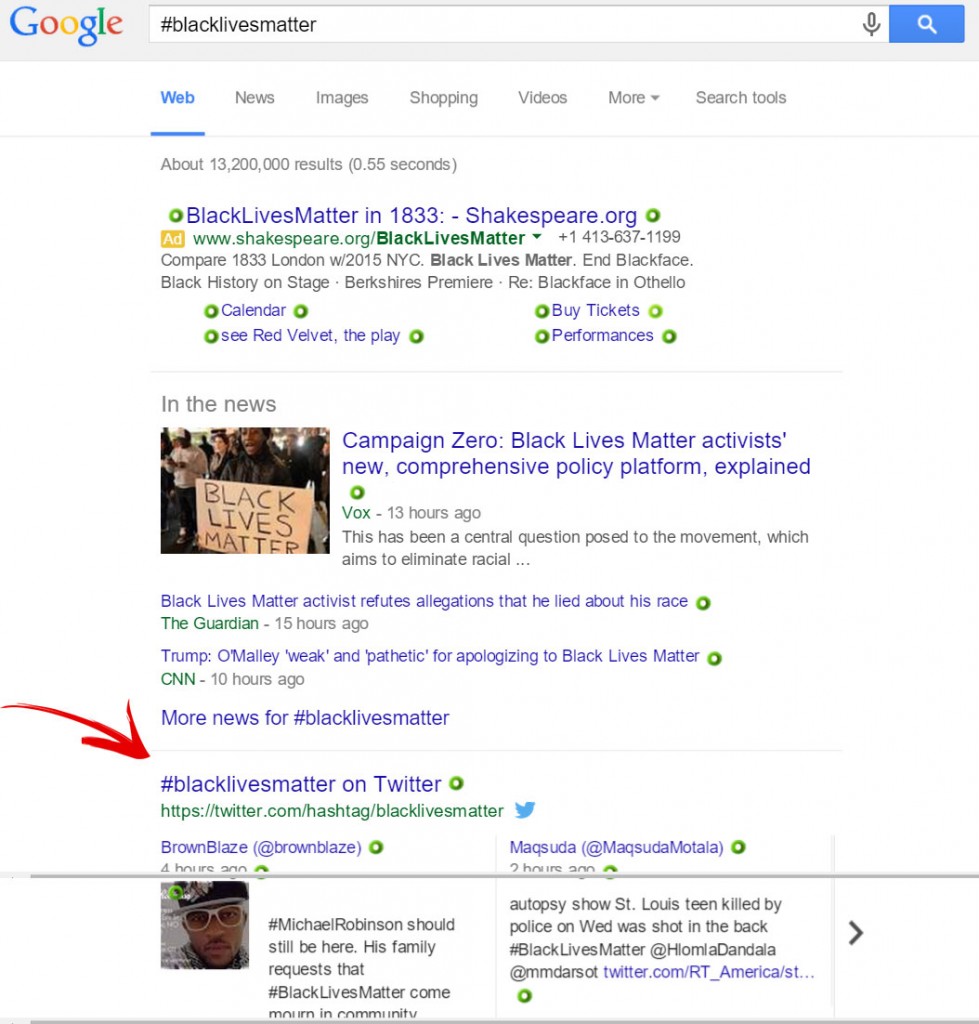 #blacklivesmatter--google-tweet