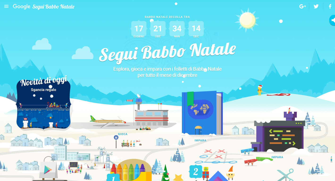 Google Babbo Natale Esiste.Babbo Natale E La Vera Storia Di Google Santa Tracker