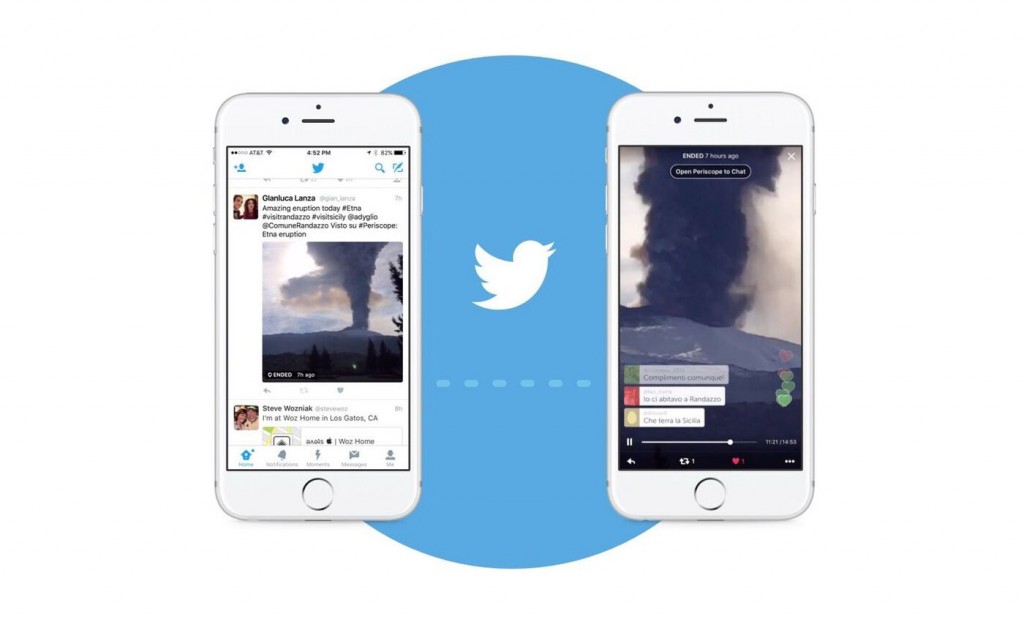 periscope integrazione twitter ios