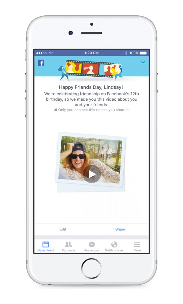 #friendsday facebook