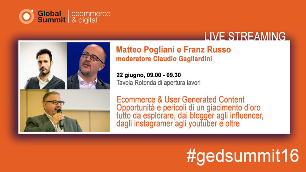 Globa Summit E-commerce & Digital #gedsummit2016 franzrusso.it 2016