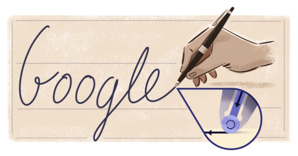 google doodle biro
