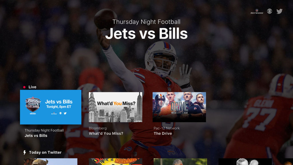 twitter nfl apple tv tnf