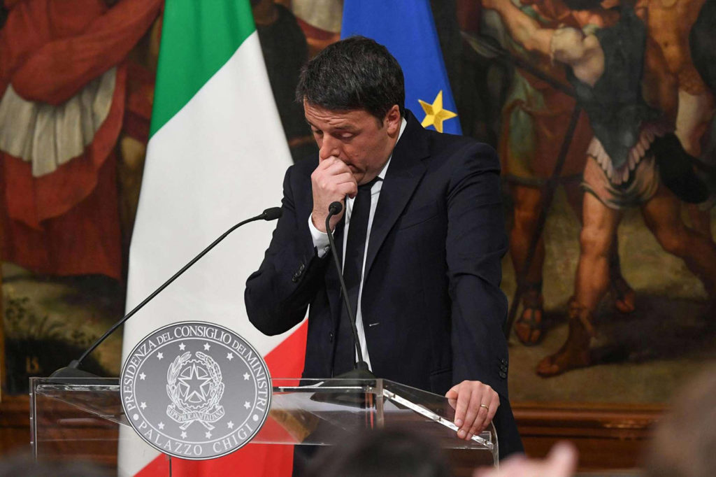 renzi referendum social media