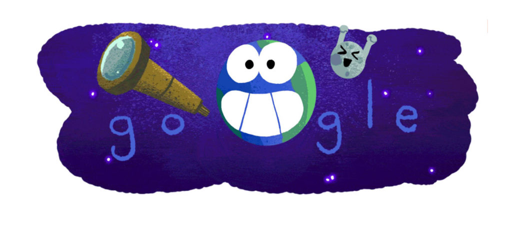 google doodle 7 pianeti nasa terra