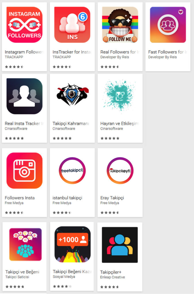 applicazioni fake instagram