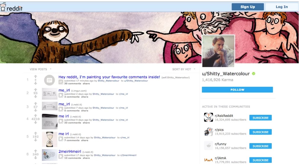 disaggregazione social media facebook nuova pagina profilo reddit