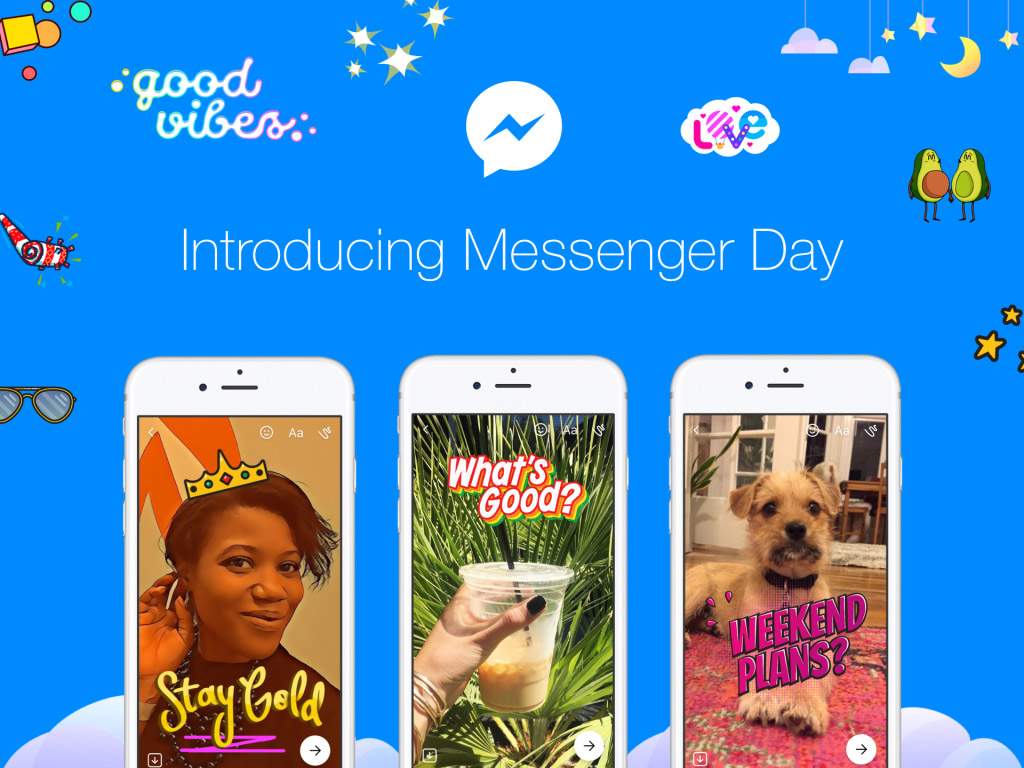messenger day facebook stories