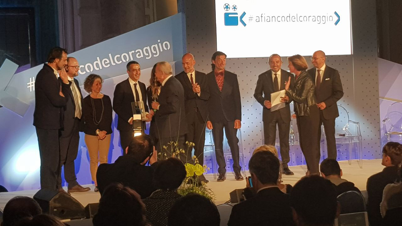 #afiancodelcoraggio premiazione
