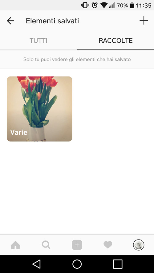 raccolte instagram