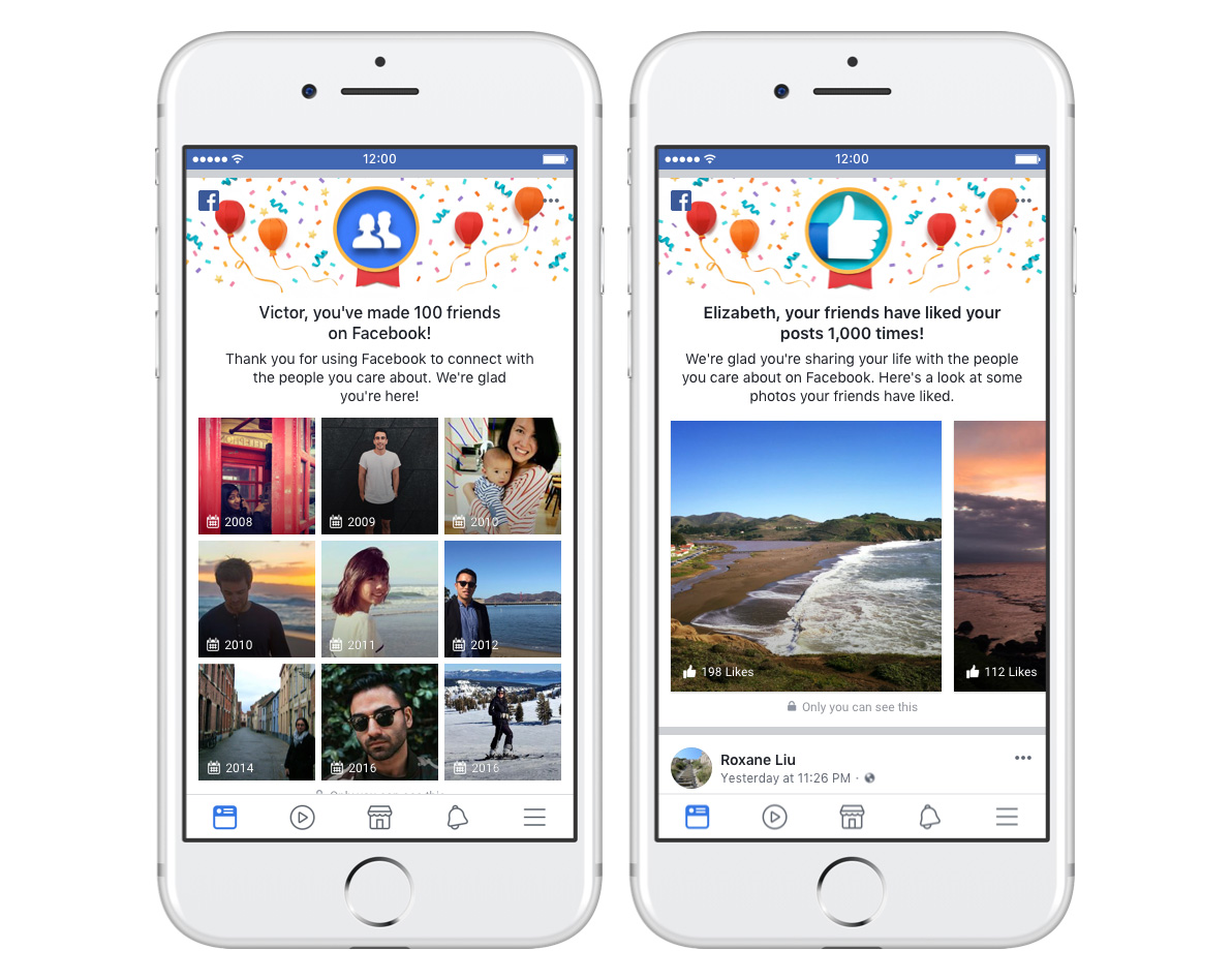 facebook celebrazione amicizie risultati