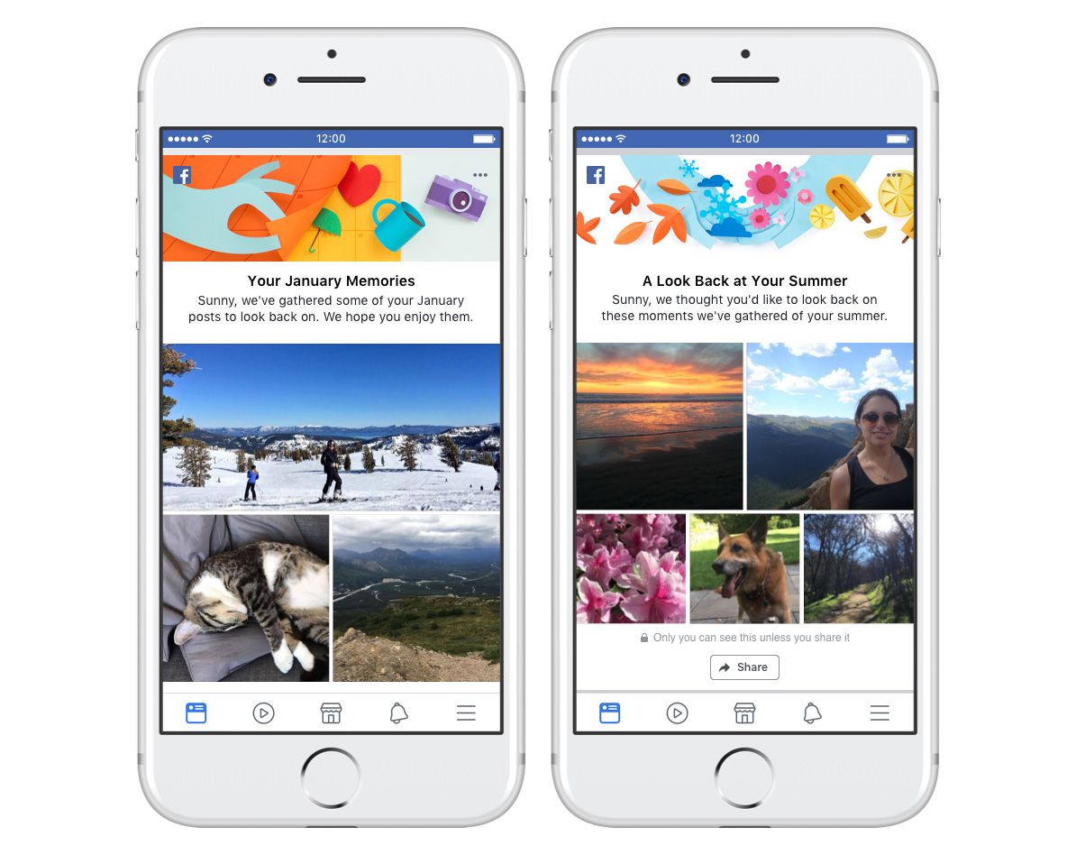 facebook momenti importanti mensile stagionale