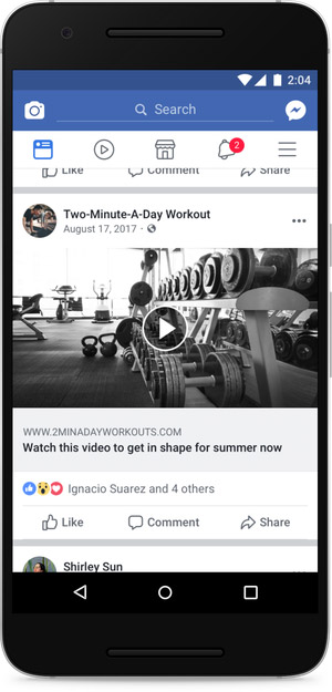 facebook video clickbaiting mobile