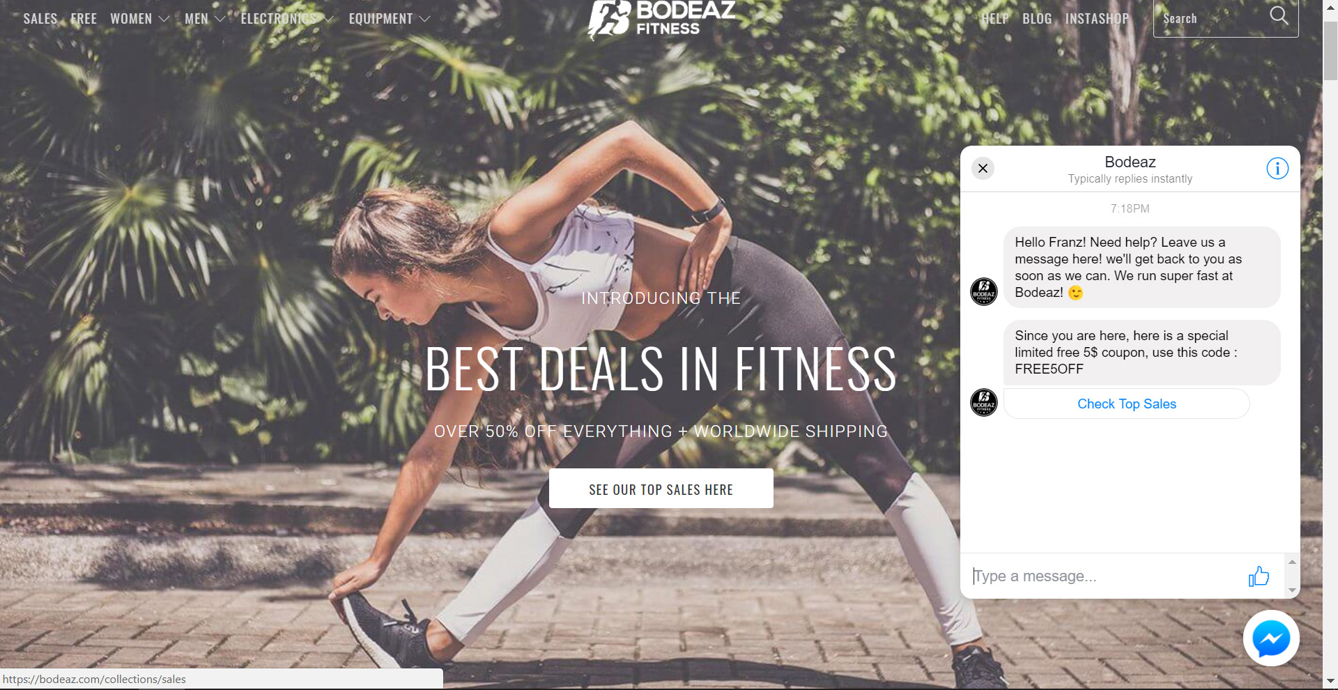 bodeaz messenger chat siti web