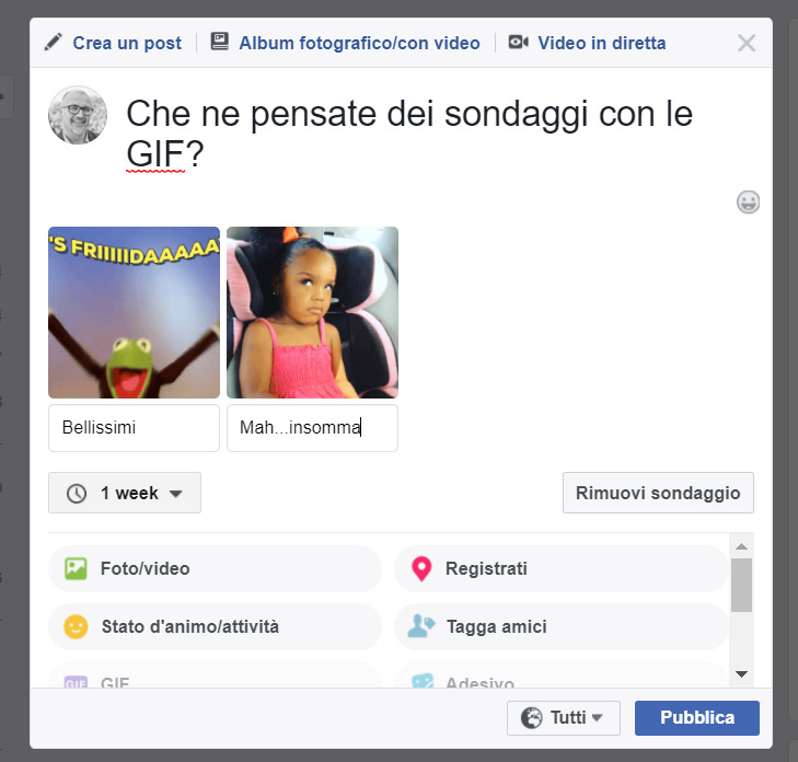 Facebook Sondaggi Gif Intime Blog Web E Social Media