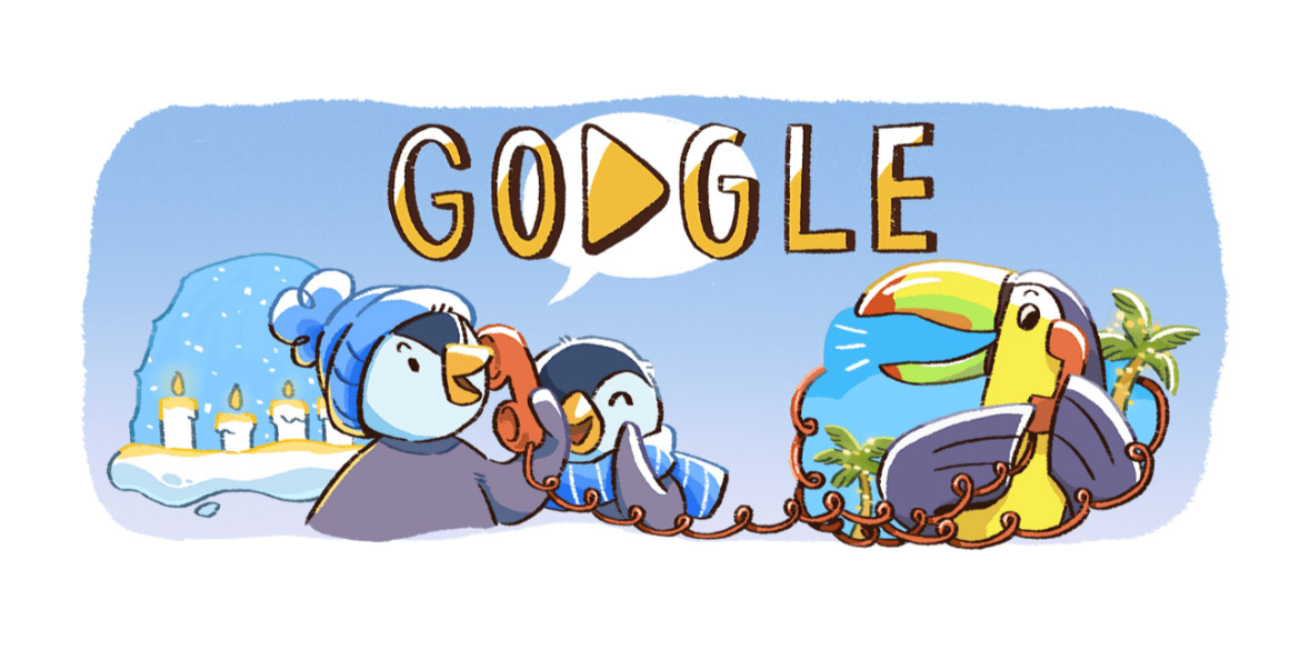 google doodle buone feste 2017