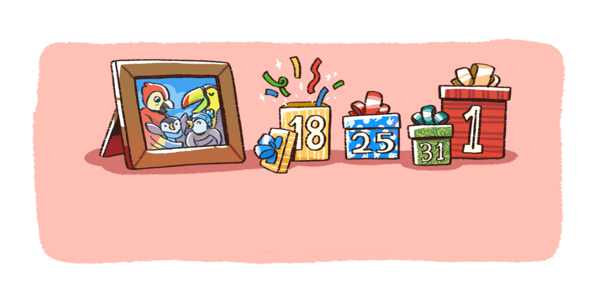 google doodle buone feste 2017