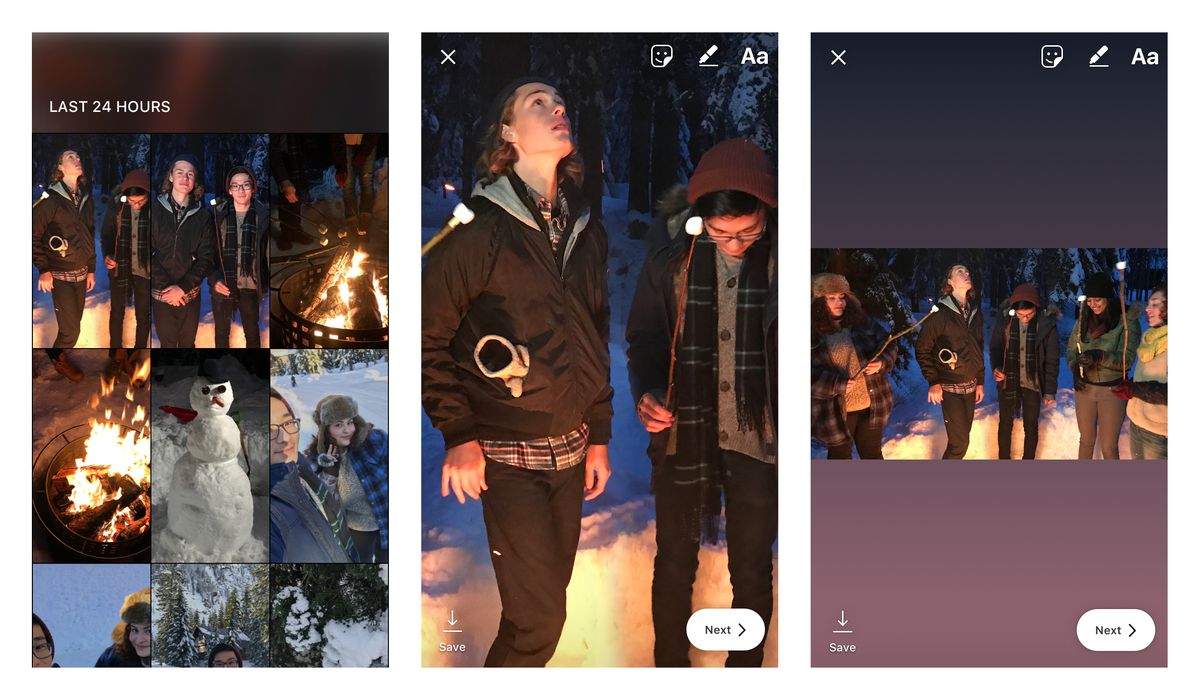 instagram stories formato immagini