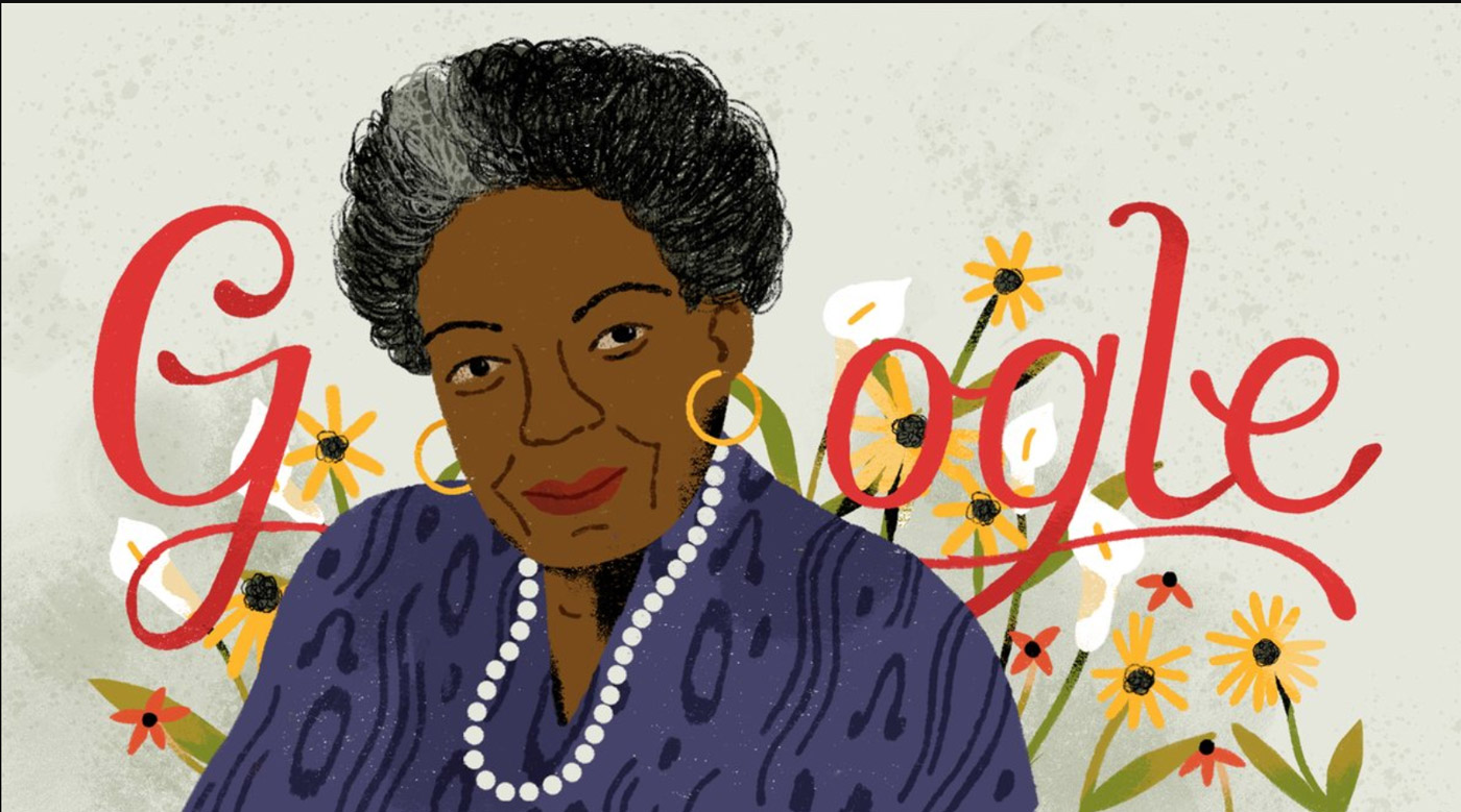 google doodle maya angelou