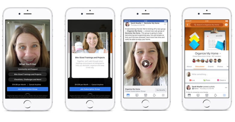 facebook gruppi in abbonamento