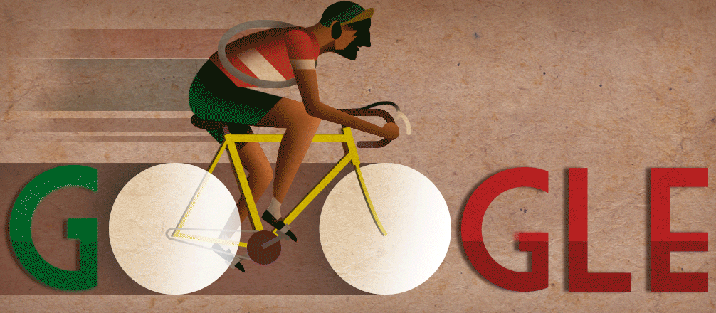 gino bartali google doodle gif