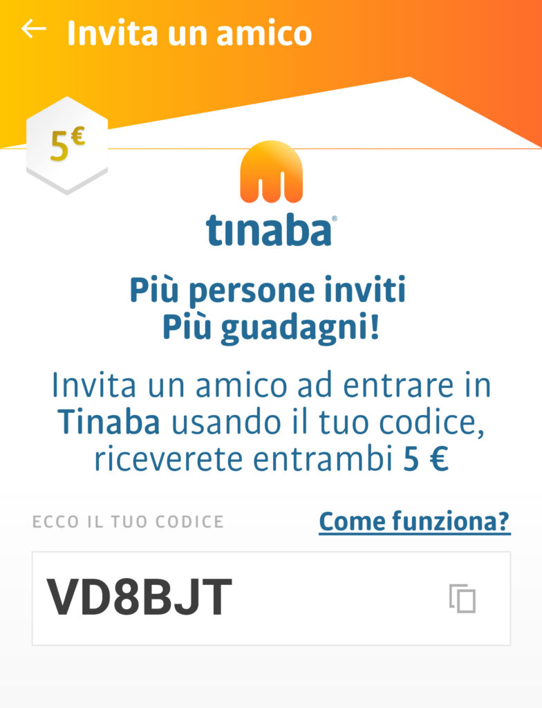 tinaba codice 5 euro franzrusso.it 2018