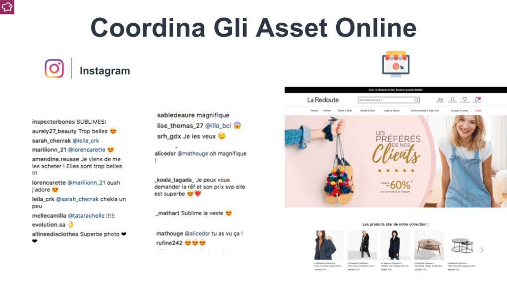 Coordinazione sito e Instagram