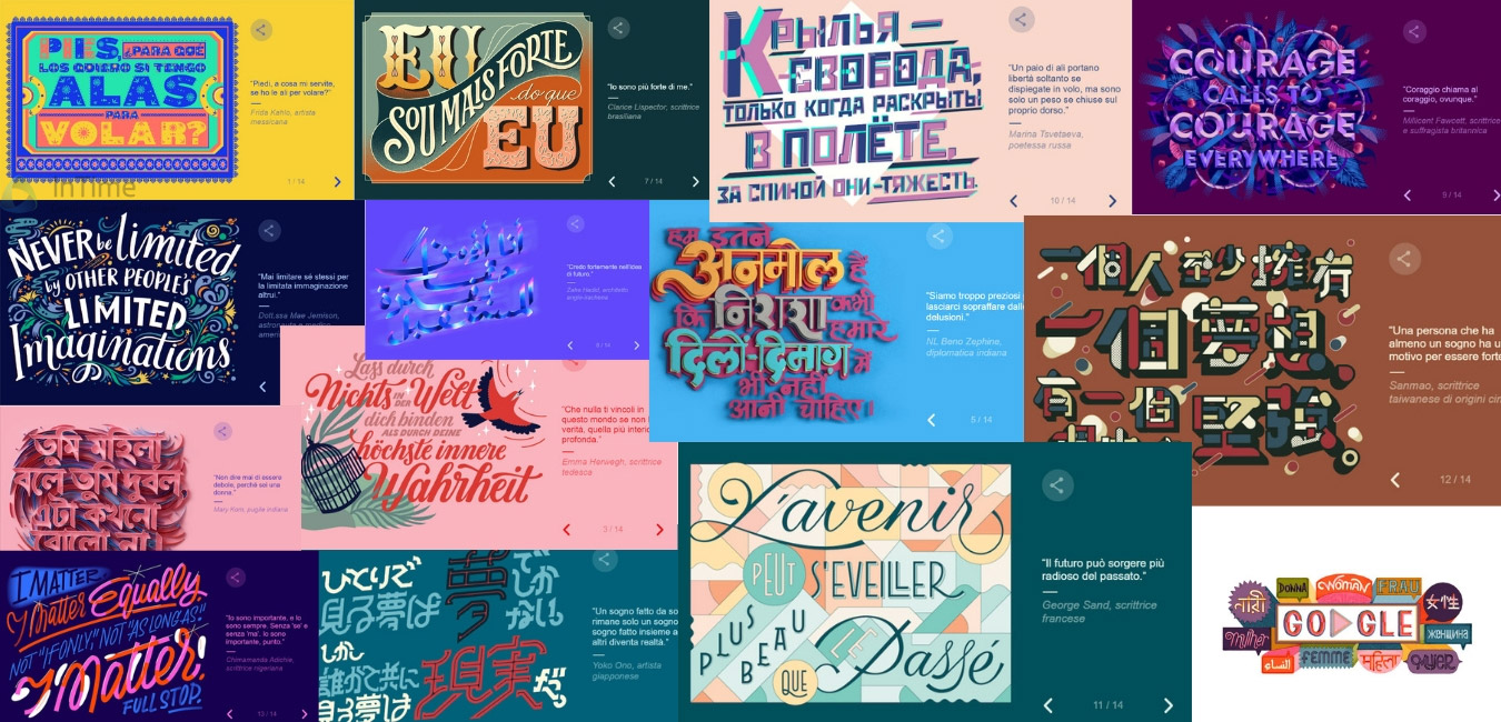 giornata internazionale della donna google doodle 2019
