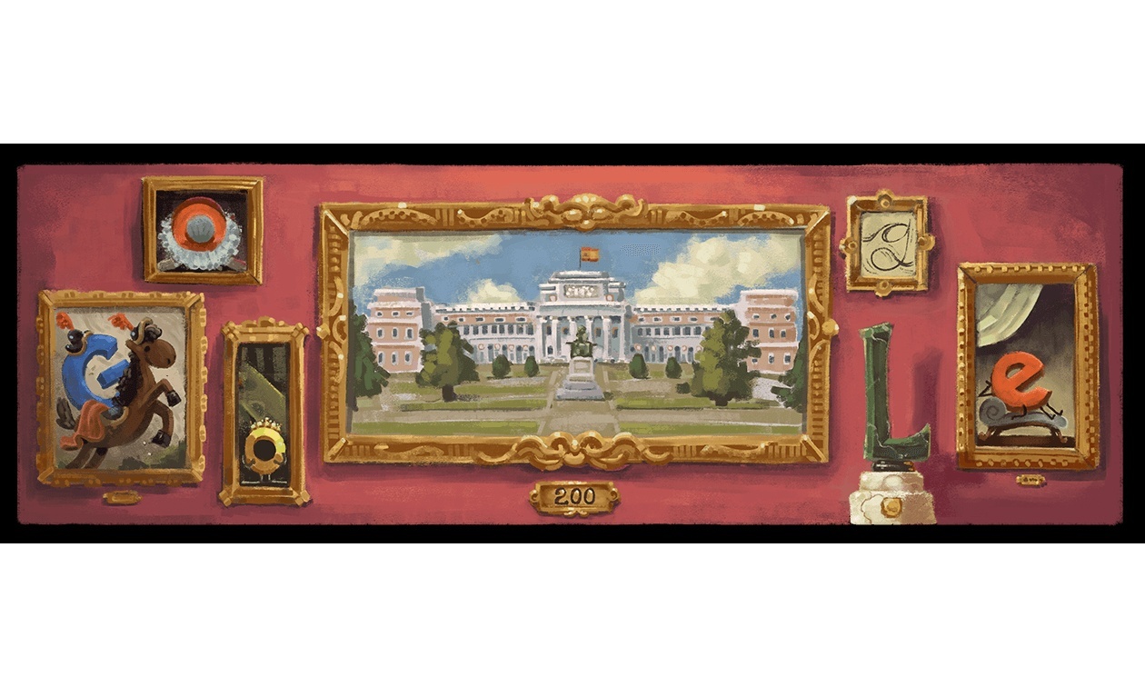 Google doodle 200 anni museo del Prado