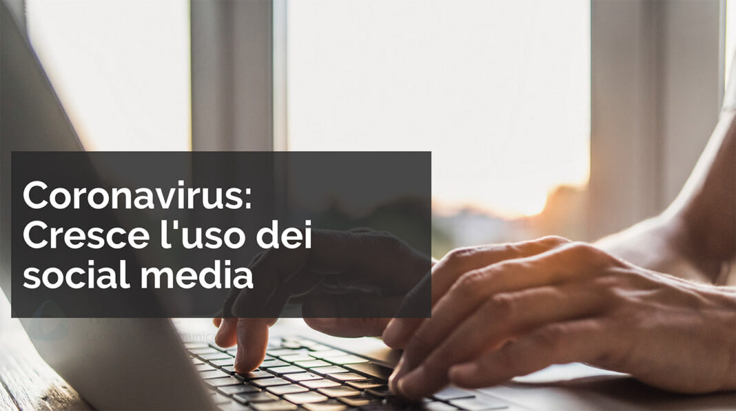 Coronavirus, in Italia aumenta l’uso dei social media del 30 percento