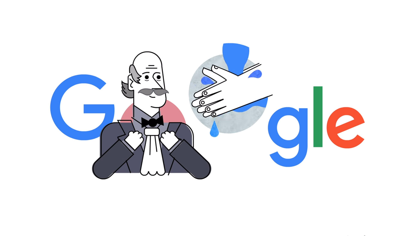 google doodle lavarsi mani Ignaz Semmelweis