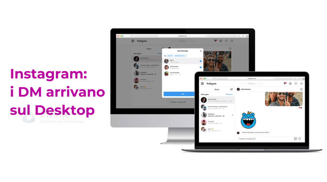 Instagram, adesso è possibile accedere ai DM anche da web