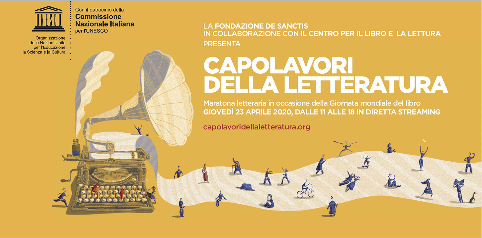 maratona streaming capolavori-della-letteratura giornata del libro