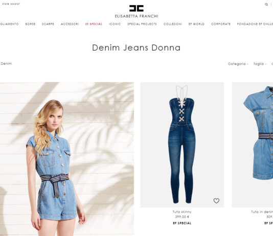betty blue Elisabetta franchi e-commerce