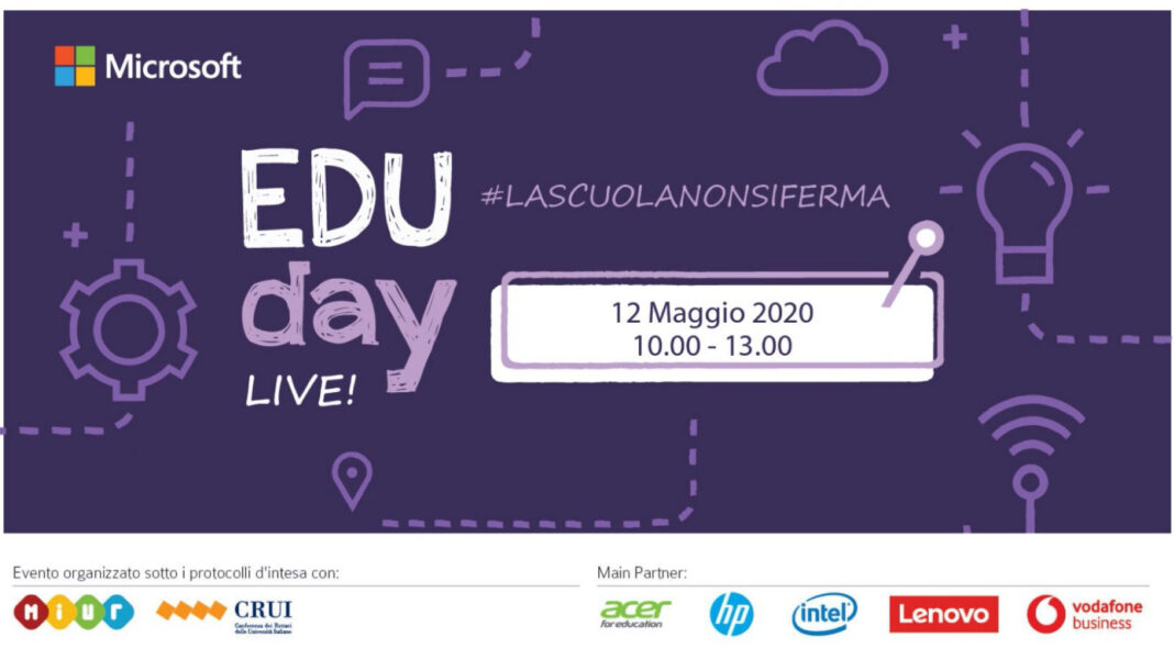 La scuola non si ferma, ecco Microsoft EDU DAY Live