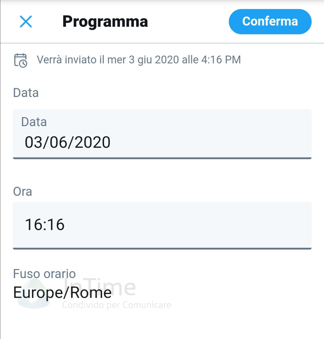 tweet twitter programmazione web