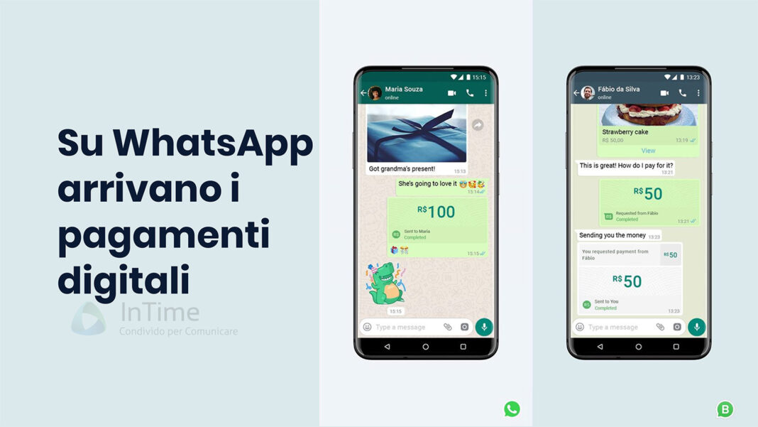 WhatsApp, ecco i pagamenti digitali in Brasile con Facebook Pay