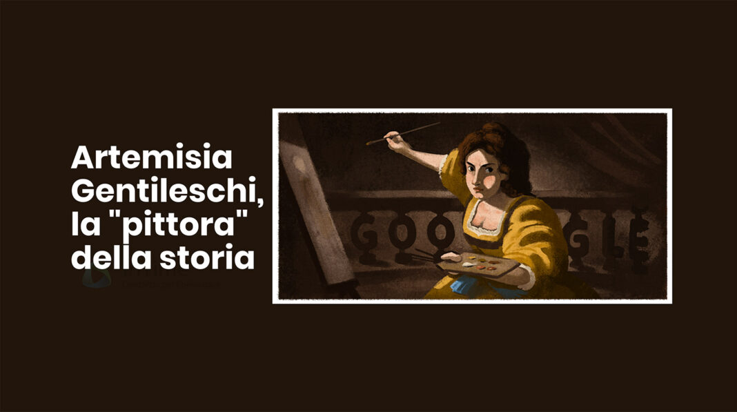 Il doodle di Google è un omaggio ad Artemisia Gentileschi