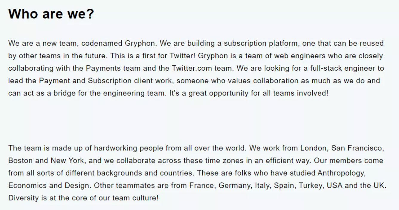 twitter piattaforma abbonamento annuncio