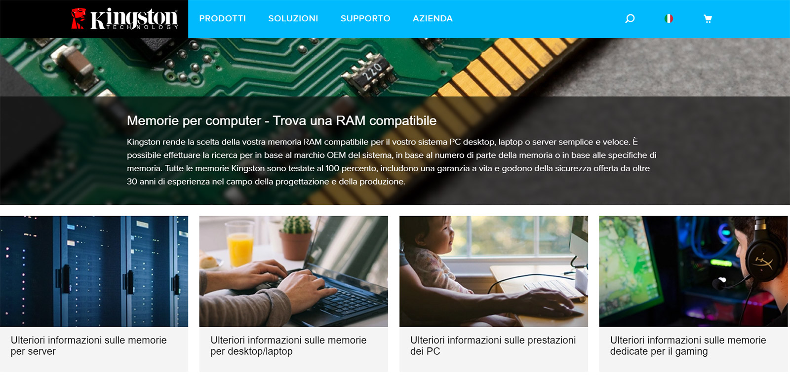 kingston technology memoria videoconferenza