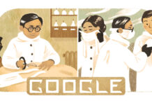 Il doodle di Google è per l’inventore della mascherina chirurgica N95 google doodle wu lien teh mascherina chirurgica n95