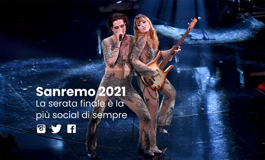 Sanremo 2021, la finale è la più social di sempre