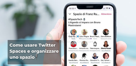 twitter spaces organizzare spazio