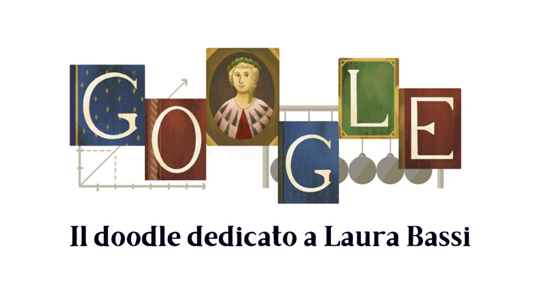 Il doodle di Google dedicato alla fisica Laura Bassi