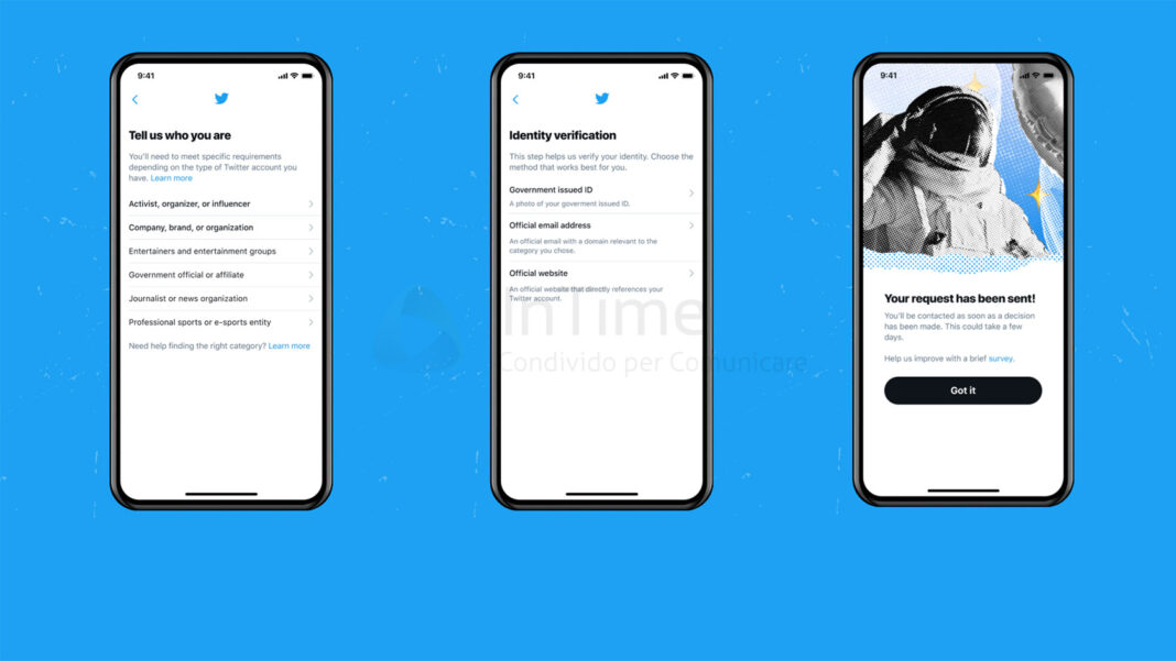 Twitter, ecco il nuovo modo per ottenere la spunta blu
